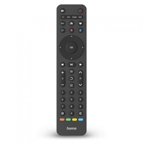 Univerzálny ovládač TV IR, 4 zariadenia, učenie, tlačidlá aplikácií Univerzálny ovládač TV IR, 4 zariadenia, učenie, tlačidlá aplikácií
