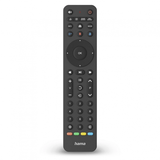Univerzálny ovládač TV IR, 8 zariadení, učenie, tlačidlá aplikácií Univerzálny ovládač TV IR, 8 zariadení, učenie, tlačidlá aplikácií