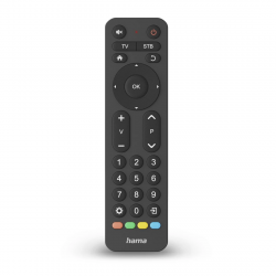 Univerzálny ovládač TV IR, 2 zariadenia, veľké tlačidlá, učenie
