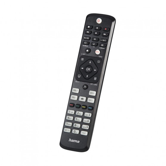 Univerzálny ovládač pre Philips TV, IR, učenie, podsvietené tlačidlá