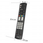 Univerzálny ovládač pre Panasonic TV, IR, učenie, podsvietené tlačidlá Univerzálny ovládač pre Panasonic TV, IR, učenie, podsvietené tlačidlá