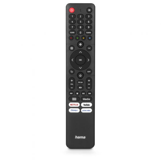 Univerzálny ovládač pre TV Hisense, IR, učenie, 4 tlačidlá pre aplikácie Univerzálny ovládač pre TV Hisense, IR, učenie, 4 tlačidlá pre aplikácie