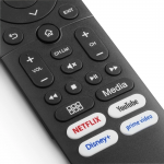 Univerzálny ovládač pre TV Hisense, IR, učenie, 4 tlačidlá pre aplikácie Univerzálny ovládač pre TV Hisense, IR, učenie, 4 tlačidlá pre aplikácie