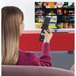 Univerzálny ovládač pre TV Hisense, IR, učenie, 4 tlačidlá pre aplikácie Univerzálny ovládač pre TV Hisense, IR, učenie, 4 tlačidlá pre aplikácie