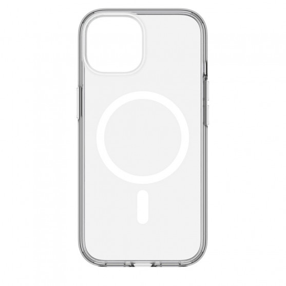 Mag Clear Case Cover for Apple iPhone 15, transparent