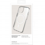 Mag Clear Case Cover for Apple iPhone 15, transparent