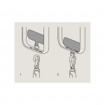 Universal Lanyard for Smartphones, Old White