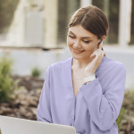 Bluetooth® slúchadlá Freedom Buddy II, True Wireless do uší, ENC, modré