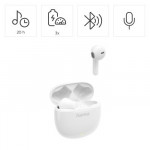 Bluetooth® slúchadlá Action One, True Wireless, slúchadlá do uší, biele