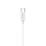 Slúchadlá Classy, do uší, mikrofón, ochrana kábla, USB‑C, biele