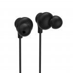 Slúchadlá Curly, do uší, mikrofón, ochrana kábla, USB‑C, čierne
