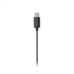 Slúchadlá Curly, do uší, mikrofón, ochrana kábla, USB‑C, čierne