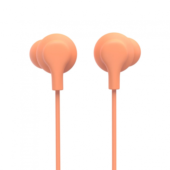 Slúchadlá Curly, do uší, mikrofón, ochrana kábla, USB‑C, oranžové Slúchadlá Curly, do uší, mikrofón, ochrana kábla, USB‑C, oranžové