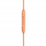 Slúchadlá Curly, do uší, mikrofón, ochrana kábla, USB‑C, oranžové