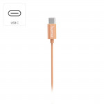 Slúchadlá Curly, do uší, mikrofón, ochrana kábla, USB‑C, oranžové Slúchadlá Curly, do uší, mikrofón, ochrana kábla, USB‑C, oranžové