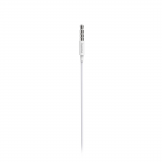 Slúchadlá Popply, do uší, mikrofón, ochrana kábla, 3,5 mm, biele Slúchadlá Popply, do uší, mikrofón, ochrana kábla, 3,5 mm, biele