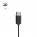 Slúchadlá Fun C, On‑Ear, mikrofón, jednostranný kábel, USB‑C, čierne