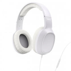 Slúchadlá Fun C, On‑Ear, mikrofón, jednostranný kábel, USB‑C, biele