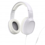 Slúchadlá Fun C, On‑Ear, mikrofón, jednostranný kábel, USB‑C, biele