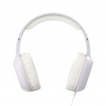 Slúchadlá Fun C, On‑Ear, mikrofón, jednostranný kábel, USB‑C, biele