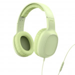 Slúchadlá Fun C, On‑Ear, mikrofón, jednostranný kábel, USB‑C, zelené