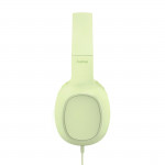 Slúchadlá Fun C, On‑Ear, mikrofón, jednostranný kábel, USB‑C, zelené