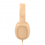 Slúchadlá Fun C, On‑Ear, mikrofón, jednostranný kábel, USB‑C, oranžové