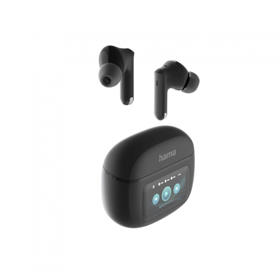 Bluetooth® slúchadlá Spirit Touch, štuple, ANC/ENC, displej, čierne