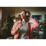 Bluetooth slúchadlá Spirit Calypso X, uzavreté, béžové
