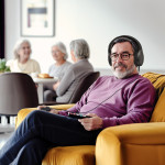 Televízne slúchadlá, Over‑Ear, kábel 6 m, regulácia hlasitosti