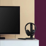 Televízne slúchadlá, Over‑Ear, 2,4 GHz stanica + Bluetooth®, hlasitosť