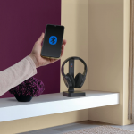 Televízne slúchadlá, Over‑Ear, 2,4 GHz stanica + Bluetooth®, hlasitosť