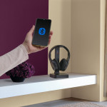 Televízne slúchadlá, Over‑Ear, 2,4 GHz stanica + Bluetooth®, hlasitosť