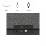 Reproduktory k televízoru, 2,4 GHz stanica + Bluetooth®, prenosné, stereo Reproduktory k televízoru, 2,4 GHz stanica + Bluetooth®, prenosné, stereo