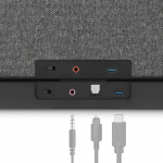 Reproduktory k televízoru, 2,4 GHz stanica + Bluetooth®, prenosné, stereo Reproduktory k televízoru, 2,4 GHz stanica + Bluetooth®, prenosné, stereo