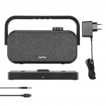 Reproduktory k televízoru, 2,4 GHz stanica + Bluetooth®, prenosné, stereo Reproduktory k televízoru, 2,4 GHz stanica + Bluetooth®, prenosné, stereo