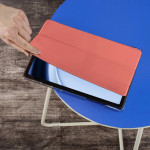 Fold Clear, puzdro pre Samsung Galaxy Tab A9+ 11, koralové