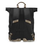 Laptopový batoh Silvan, rolltop, udržateľný, do 41 cm (16,2), čierny