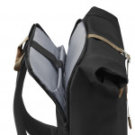 Laptopový batoh Silvan, rolltop, udržateľný, do 41 cm (16,2), čierny