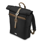 Laptopový batoh Silvan, rolltop, udržateľný, do 41 cm (16,2), čierny
