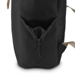 Laptopový batoh Silvan, rolltop, udržateľný, do 41 cm (16,2), čierny