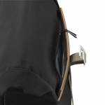 Laptopový batoh Silvan, rolltop, udržateľný, do 41 cm (16,2), čierny
