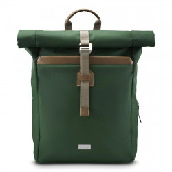 Laptopový batoh Silvan, rolltop, udržateľný, do 41 cm (16,2), zelený