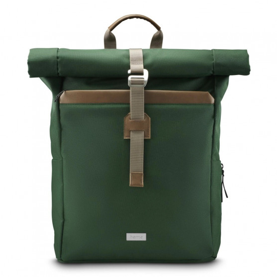 Laptopový batoh Silvan, rolltop, udržateľný, do 41 cm (16,2), zelený