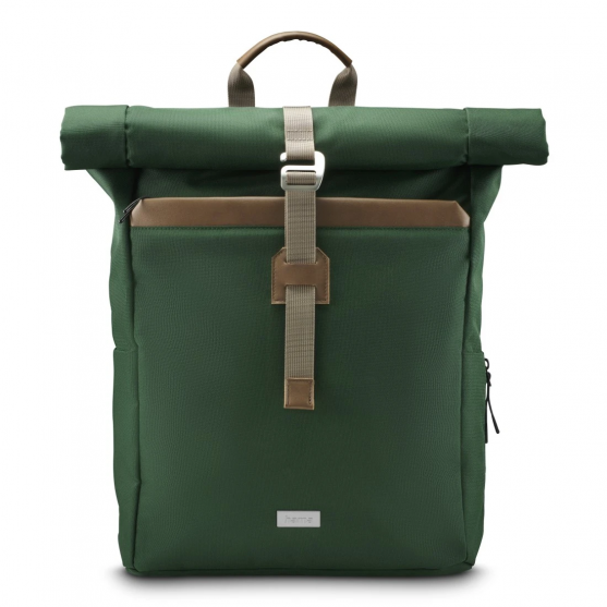 Laptopový batoh Silvan, rolltop, udržateľný, do 41 cm (16,2), zelený