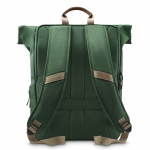 Laptopový batoh Silvan, rolltop, udržateľný, do 41 cm (16,2), zelený