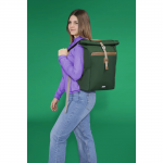 Laptopový batoh Silvan, rolltop, udržateľný, do 41 cm (16,2), zelený