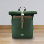 Laptopový batoh Silvan, rolltop, udržateľný, do 41 cm (16,2), zelený
