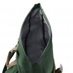 Laptopový batoh Silvan, rolltop, udržateľný, do 41 cm (16,2), zelený