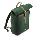 Laptopový batoh Silvan, rolltop, udržateľný, do 41 cm (16,2), zelený